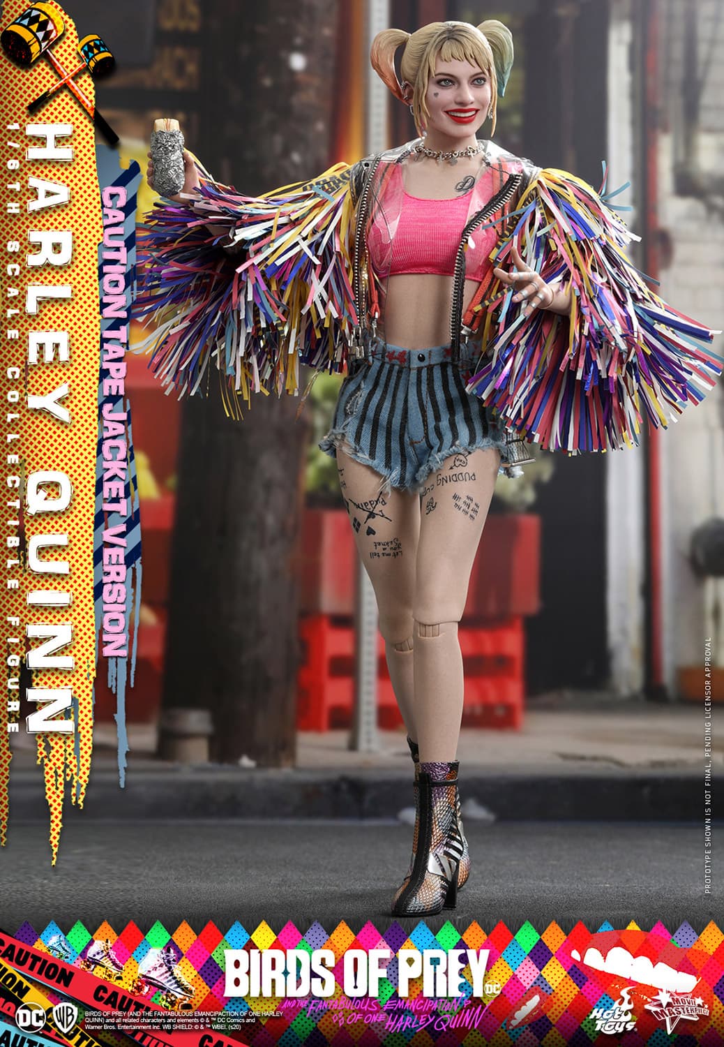 Birds of Prey (and the Fantabulous Emancipation of One Harley Quinn) - Harley Quinn (Caution Tape Jacket Version)
