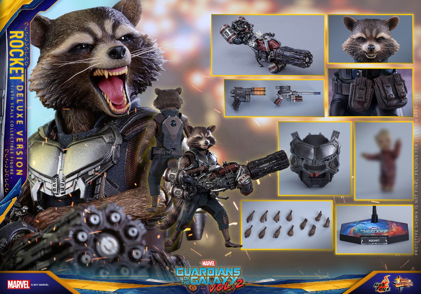 Guardians of the Galaxy Vol. 2 - Rocket [With Bonus Accessories]