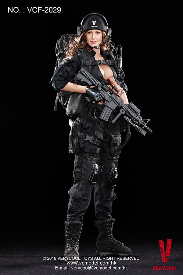 Female Shooter (Black Version)